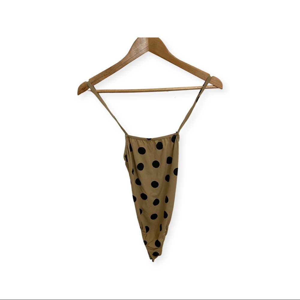 Polka dot Bodysuit from Nasty Gal🤎
